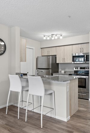Beautifully designed kitchens complete with stainless steel appliances and granite counters. Beautifully designed kitchens complete with stainless steel appliances and granite counters.